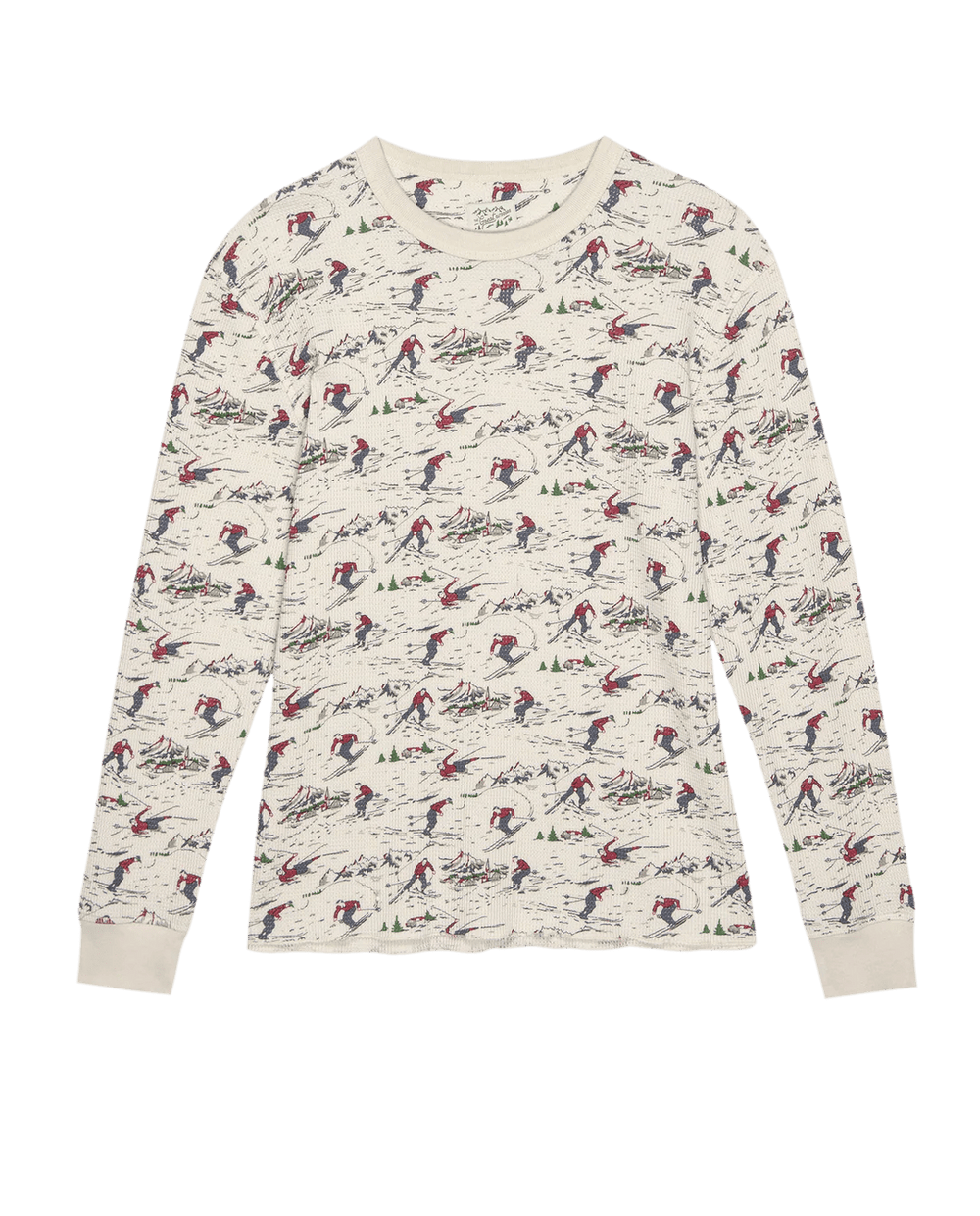 The Great - Classic Crew Thermal in Slope - Kalifornia Jean Bar