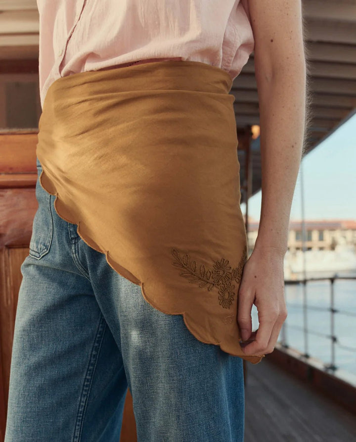 The Great - Clay Scalloped Bandana - Kalifornia Jean Bar