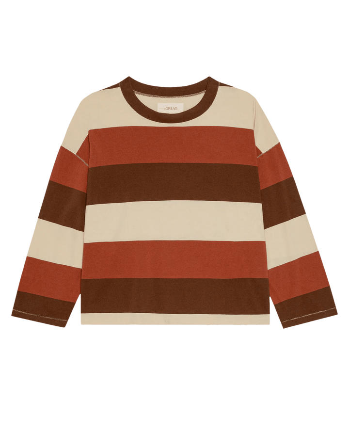The Great - Field Tee Ashwood Stripe - Kalifornia Jean Bar