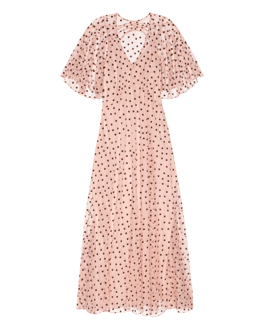THE GREAT. - Pink Dot Festal Dress - Kalifornia Jean Bar