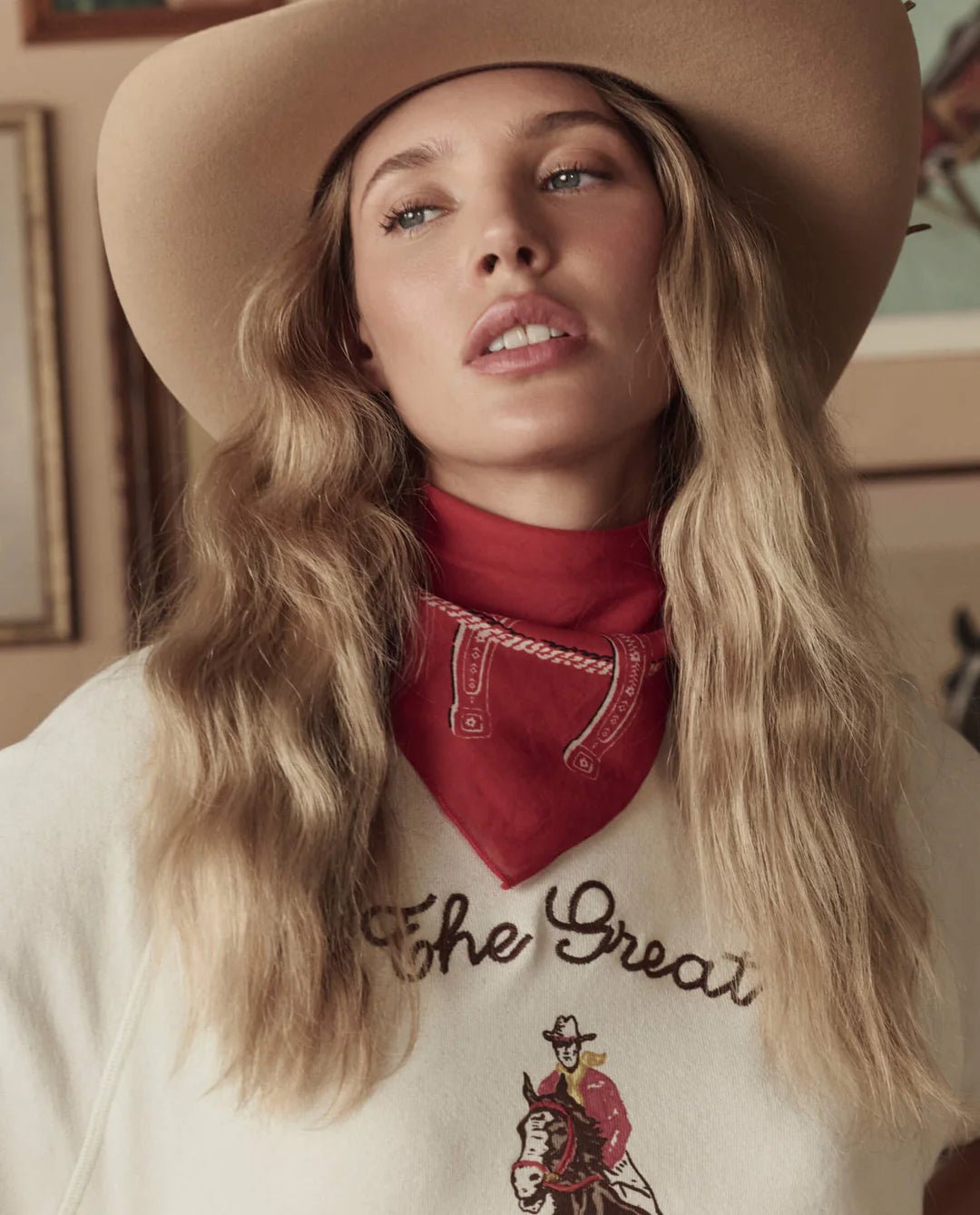 The Great - Red Stetson Bandana - Kalifornia Jean Bar