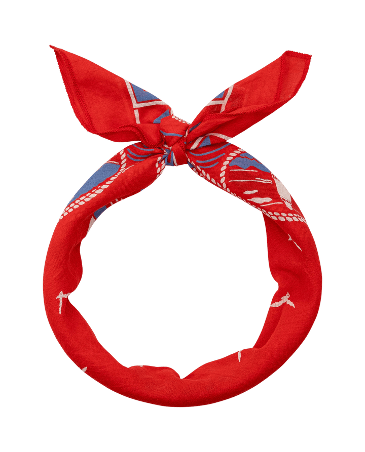 The Great - Sailboat Bandana Red - Kalifornia Jean Bar