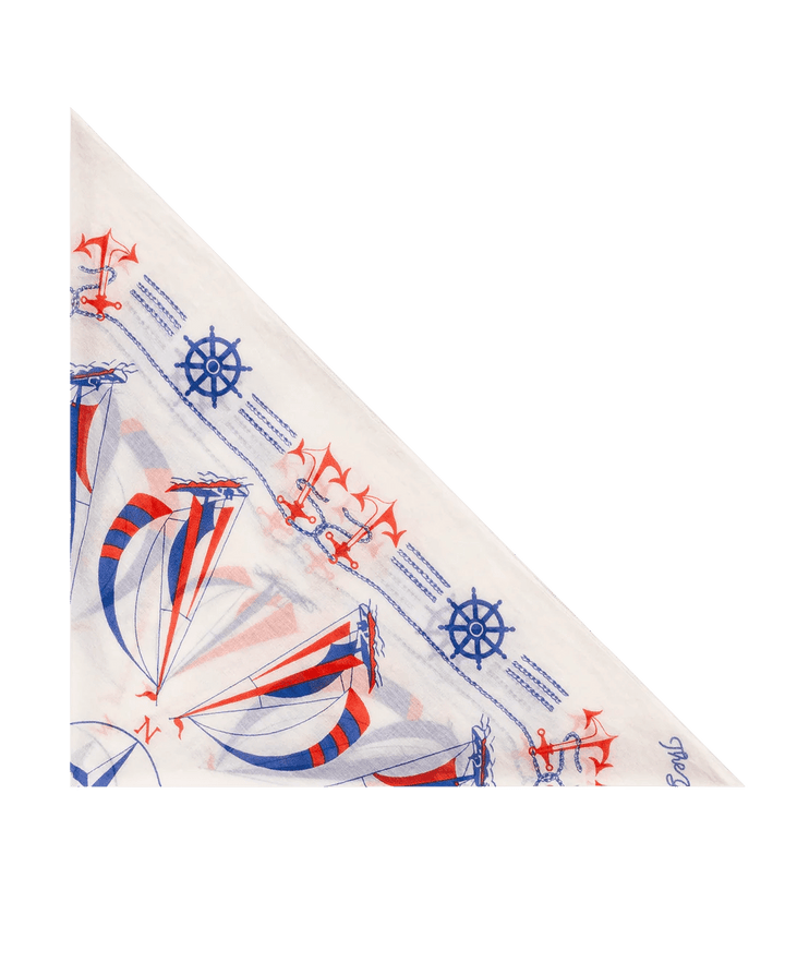 The Great - Sailboat Bandana White - Kalifornia Jean Bar