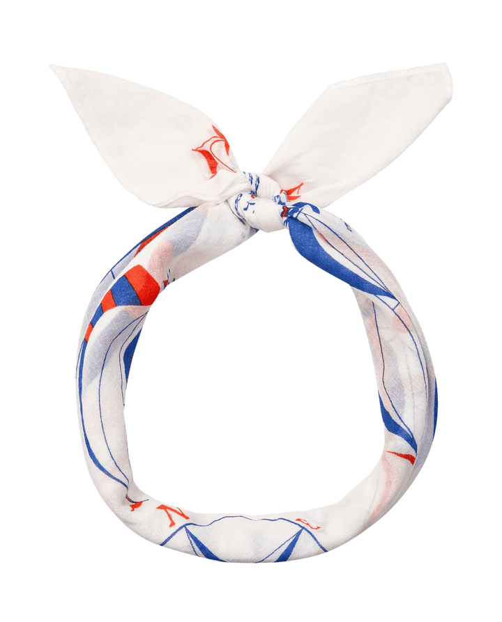 The Great - Sailboat Bandana White - Kalifornia Jean Bar