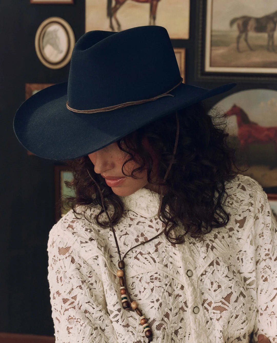 The Great - Stetson Ridge Hat Navy - Kalifornia Jean Bar