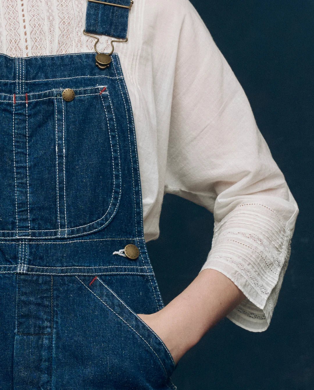 The Great - Union Slim Overall Industry Wash - Kalifornia Jean Bar