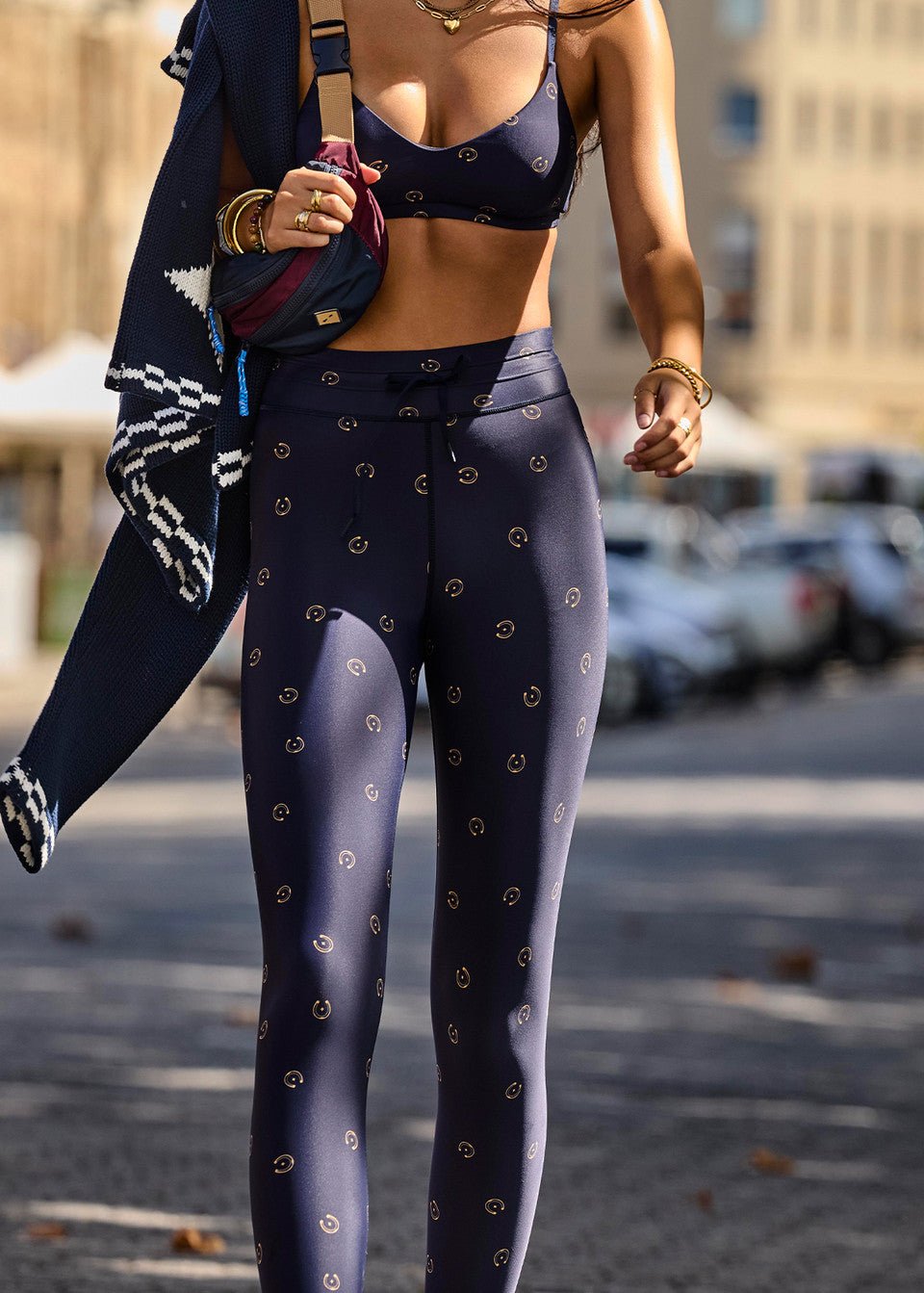 The Upside - Cheval Midi Pant in Lucky Horseshoe - Kalifornia Jean Bar