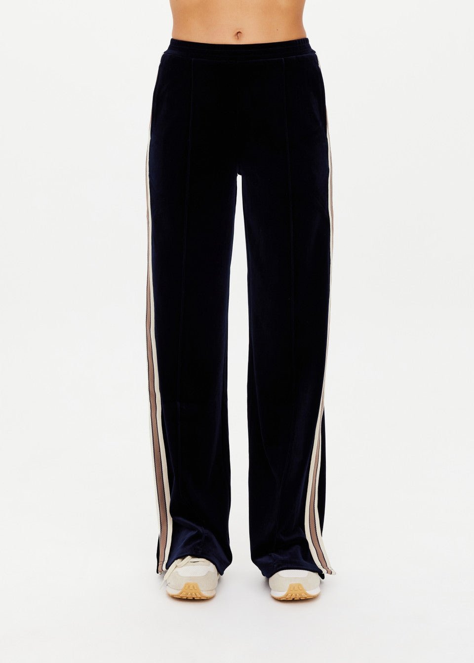 The Upside - Monaco Freya Wide Leg Pant in Navy - Kalifornia Jean Bar