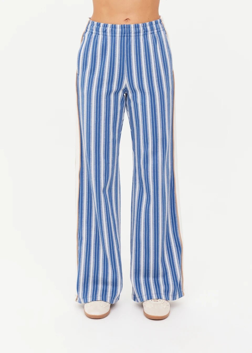 The Upside - Palmas Marine Wide Leg Pant In Denim - Kalifornia Jean Bar