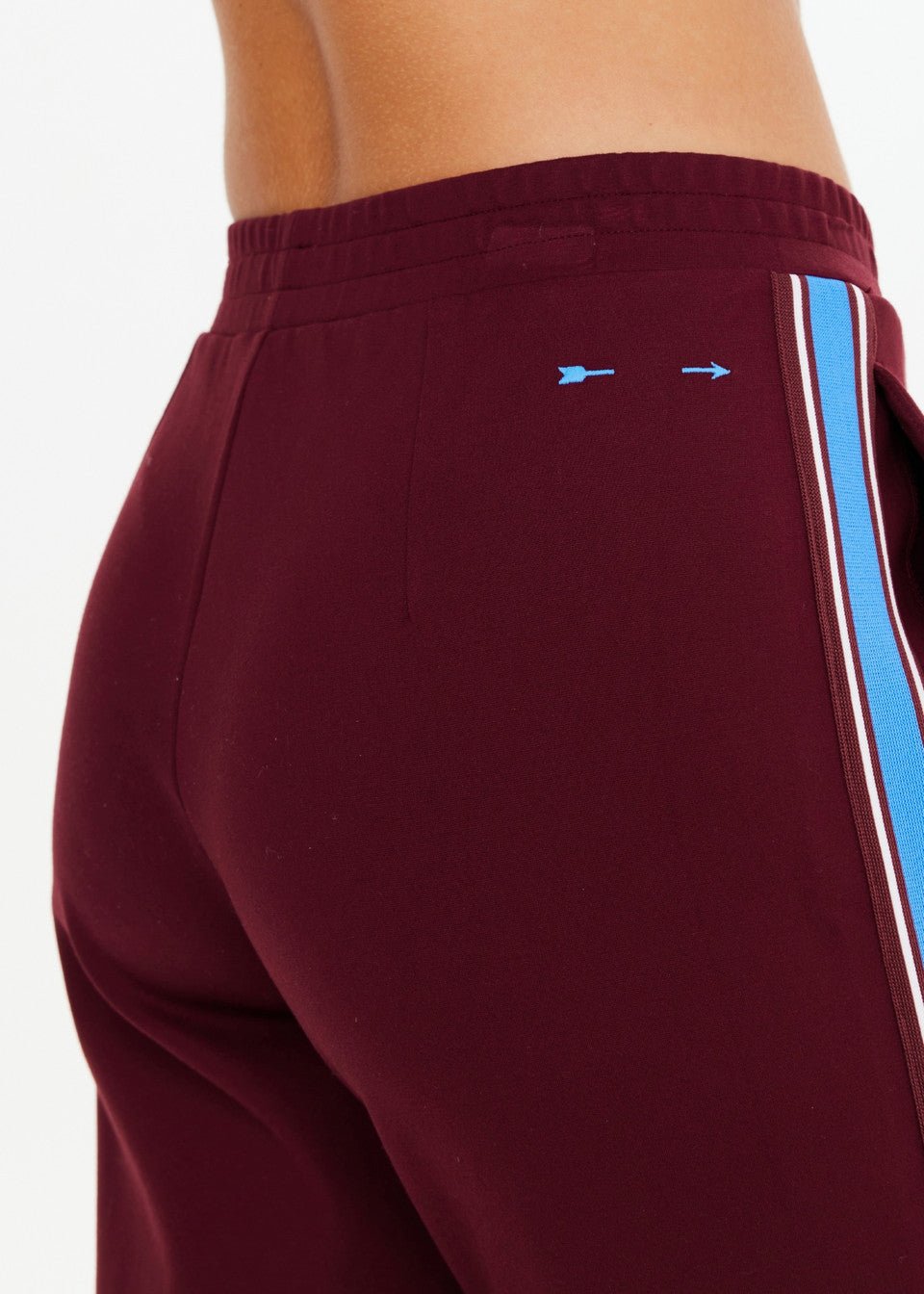 The Upside - Ryder Petra Flare Pant in Bordeaux - Kalifornia Jean Bar
