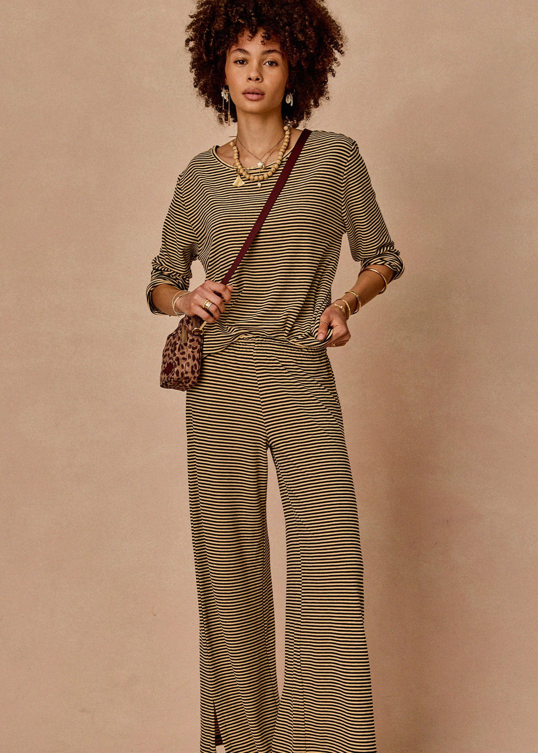 The Upside - Santos Stripe Rio Long Sleeve Top - Kalifornia Jean Bar