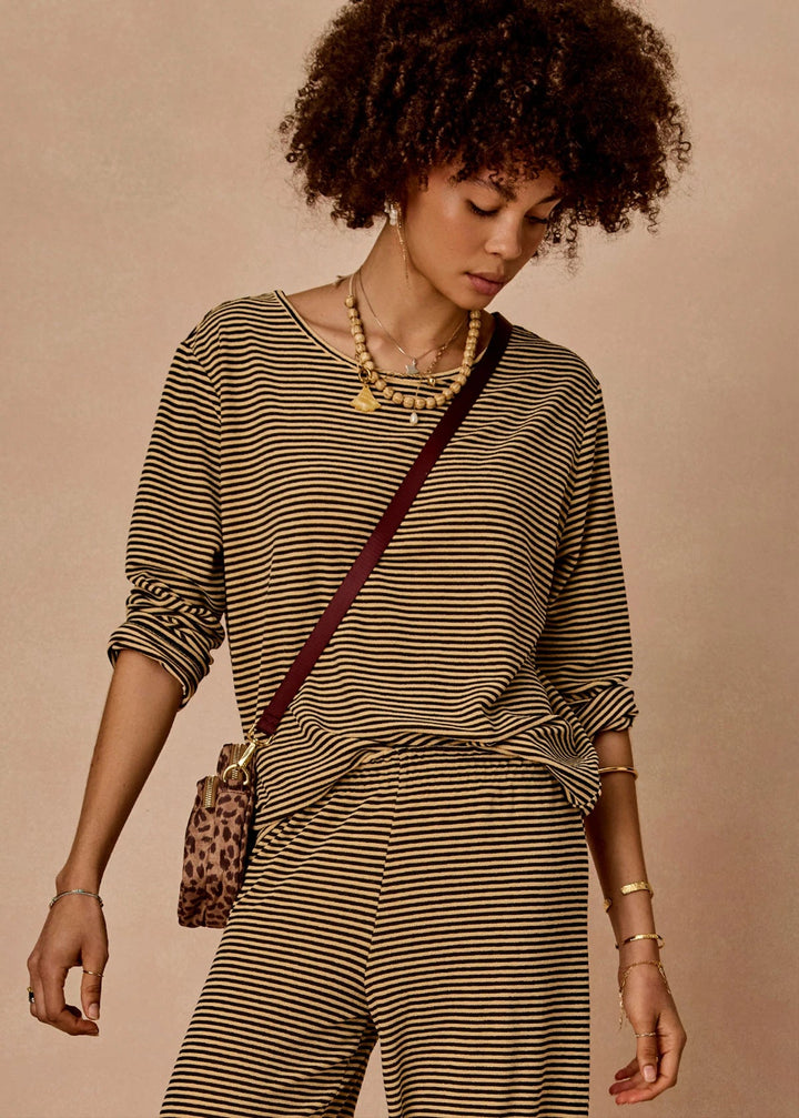 The Upside - Santos Stripe Rio Long Sleeve Top - Kalifornia Jean Bar