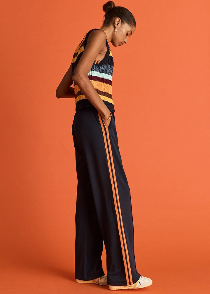 The Upside - Vitesse Marine Wide Leg Pant in Navy - Kalifornia Jean Bar