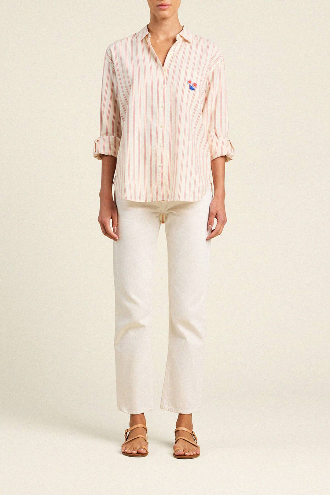 Trovata - Blake Shirt Porto Stripe - Kalifornia Jean Bar