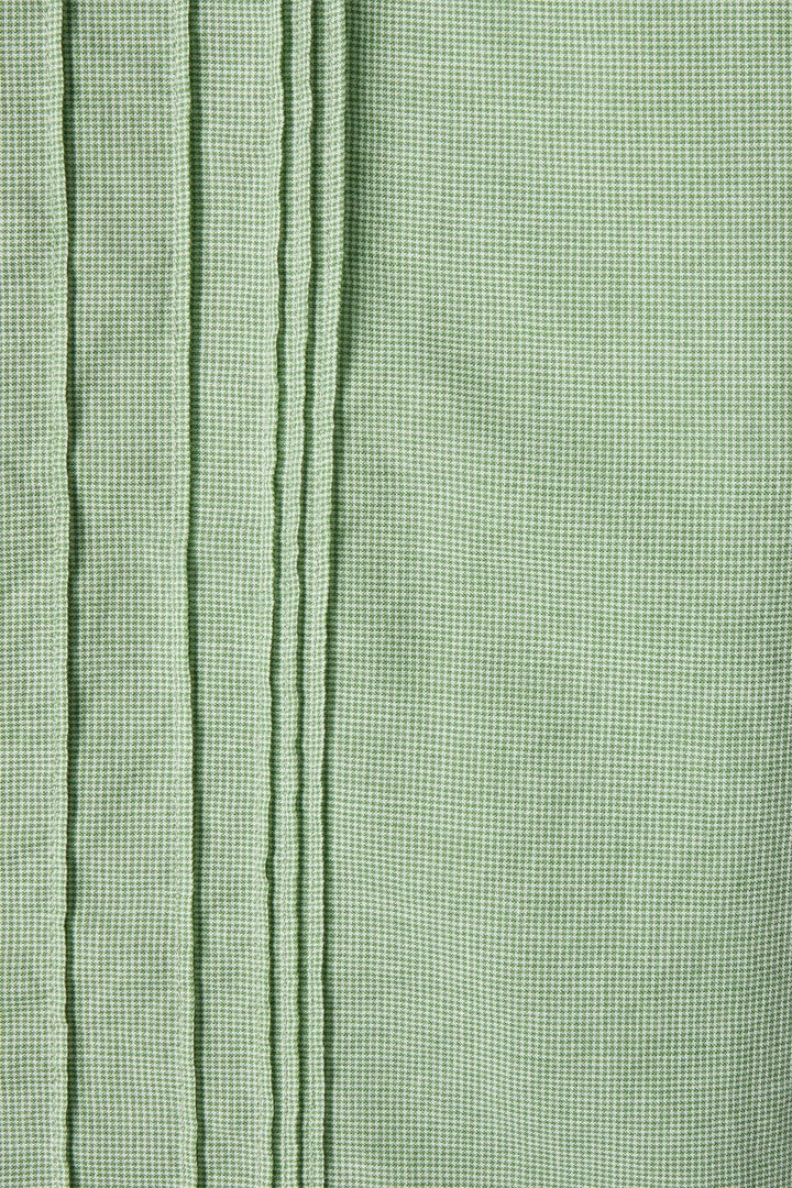 Trovata - Green Houndstooth Eliza Blouse - Kalifornia Jean Bar