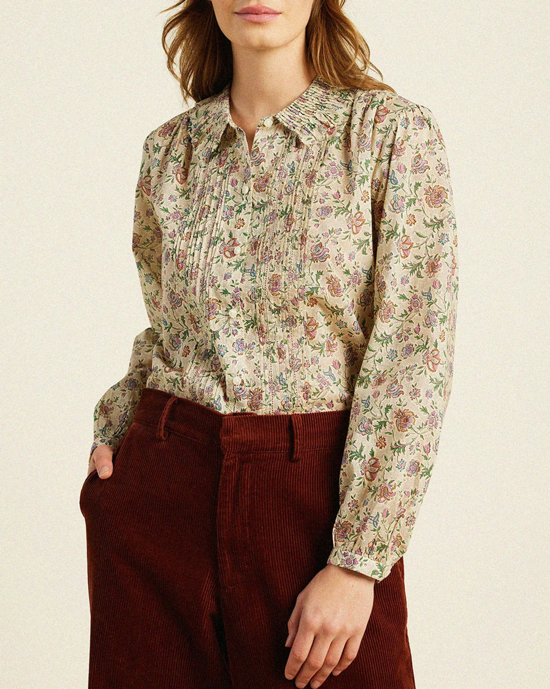 Trovata - Herbarium Alise Blouse - Kalifornia Jean Bar