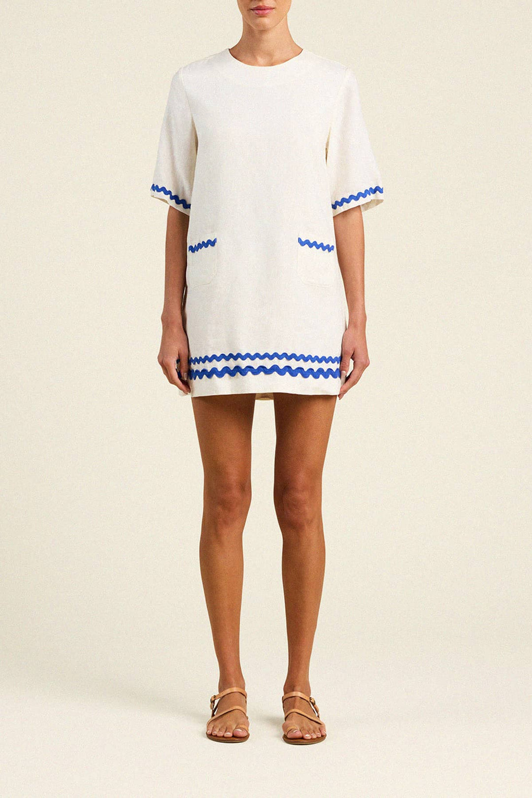 Trovata - Manu Dress in Ivory - Kalifornia Jean Bar