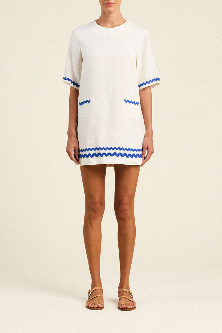 Trovata - Manu Dress in Ivory - Kalifornia Jean Bar