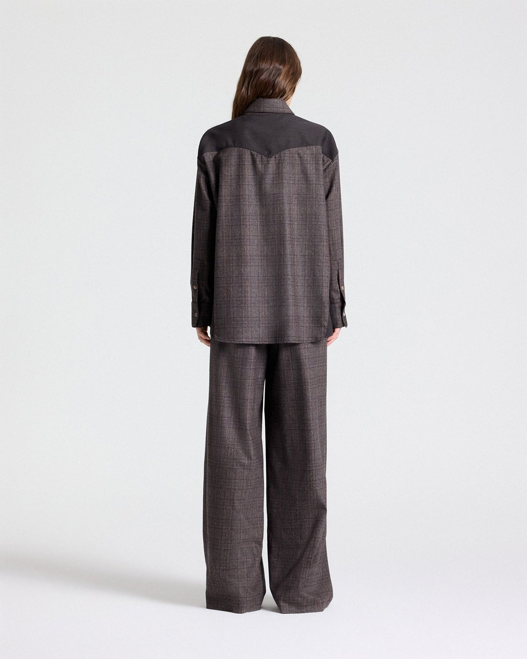 TWP - Austin Shirt - Chocolate Multi / Dark Chocolate - Kalifornia Jean Bar