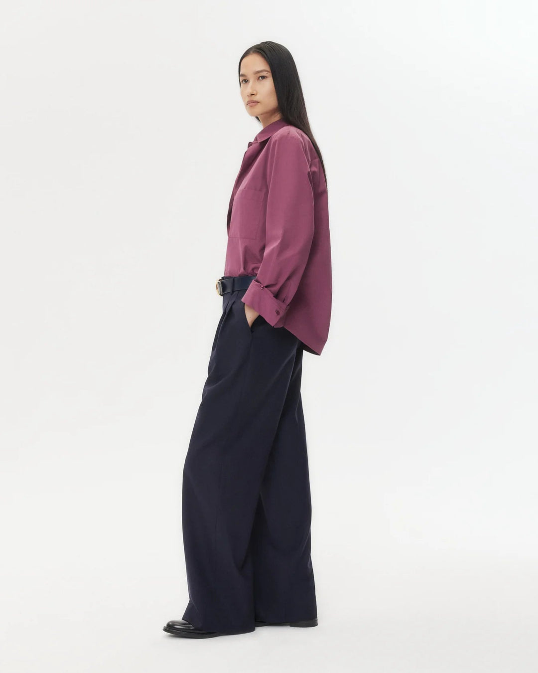 TWP - Crushed Violets Next Morning Shirt - Kalifornia Jean Bar