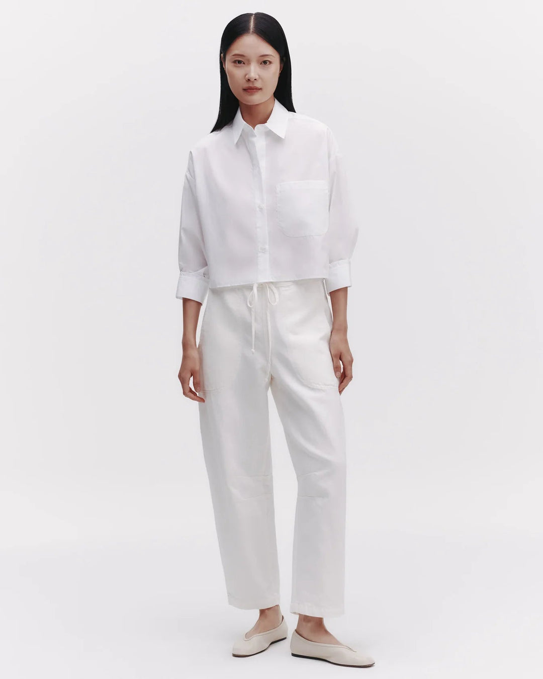 TWP - Jetties Beach in White Japanese Denim - Kalifornia Jean Bar