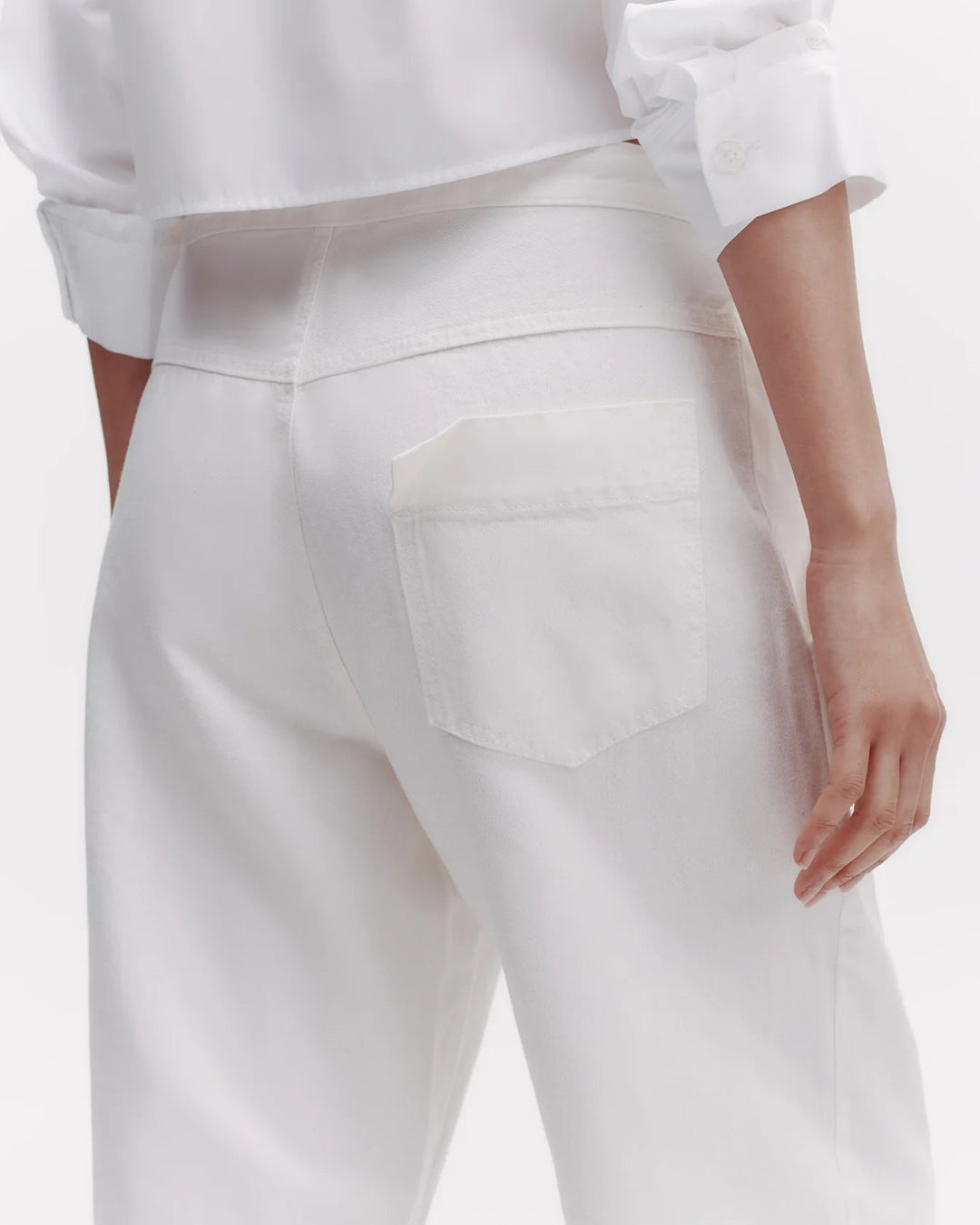 TWP - Jetties Beach in White Japanese Denim - Kalifornia Jean Bar