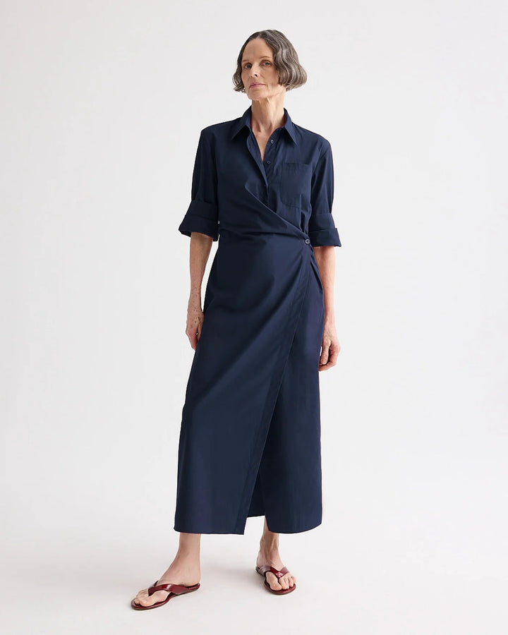 TWP - New Earl Dress in Midnight - Kalifornia Jean Bar