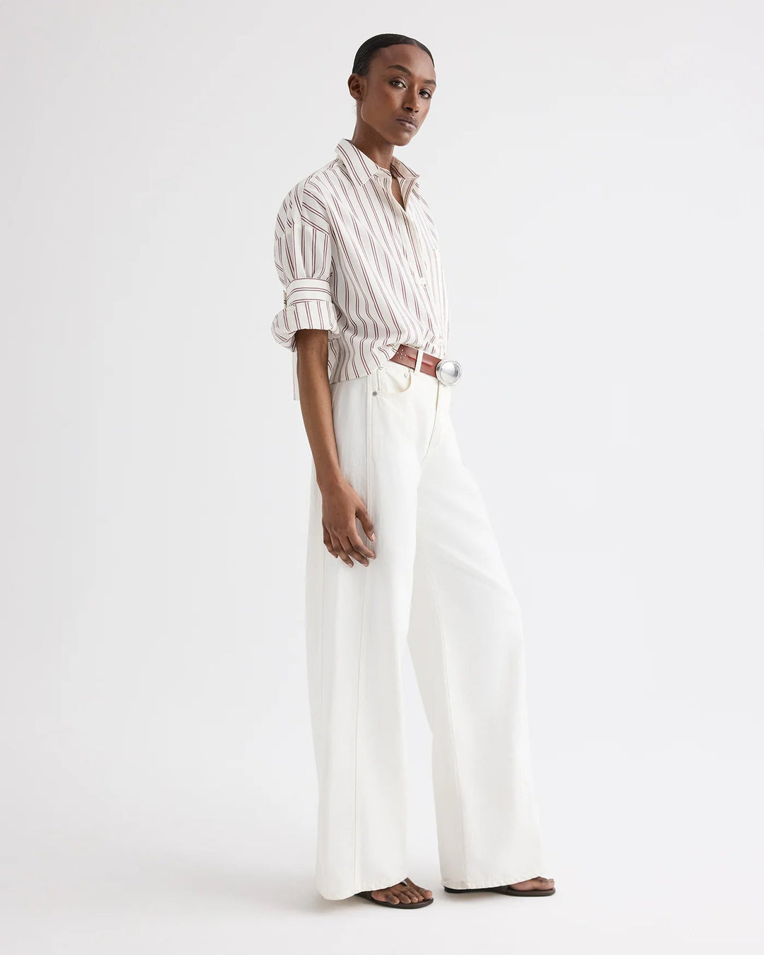 TWP - West 11th St Jean in White - Kalifornia Jean Bar