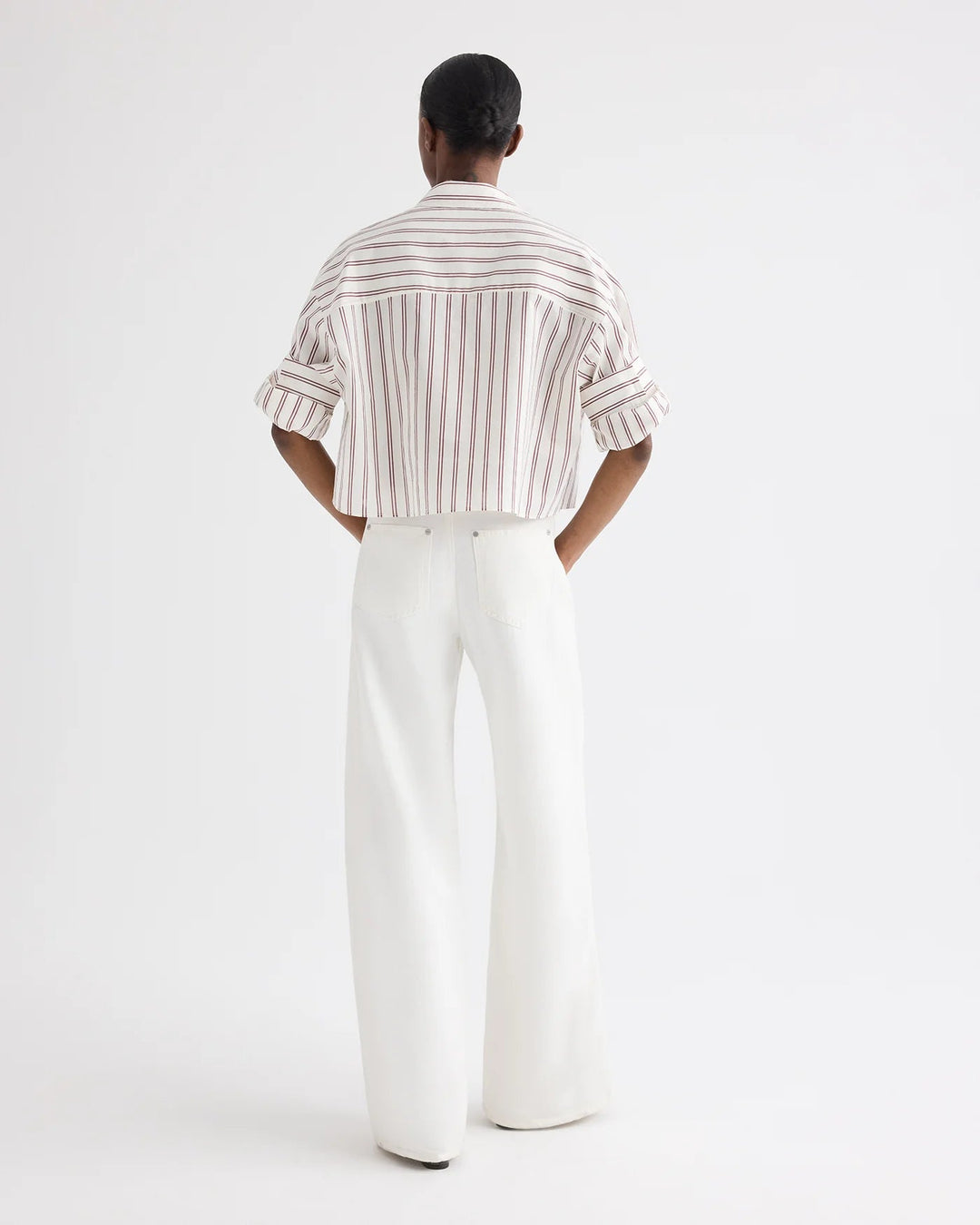 TWP - West 11th St Jean in White - Kalifornia Jean Bar