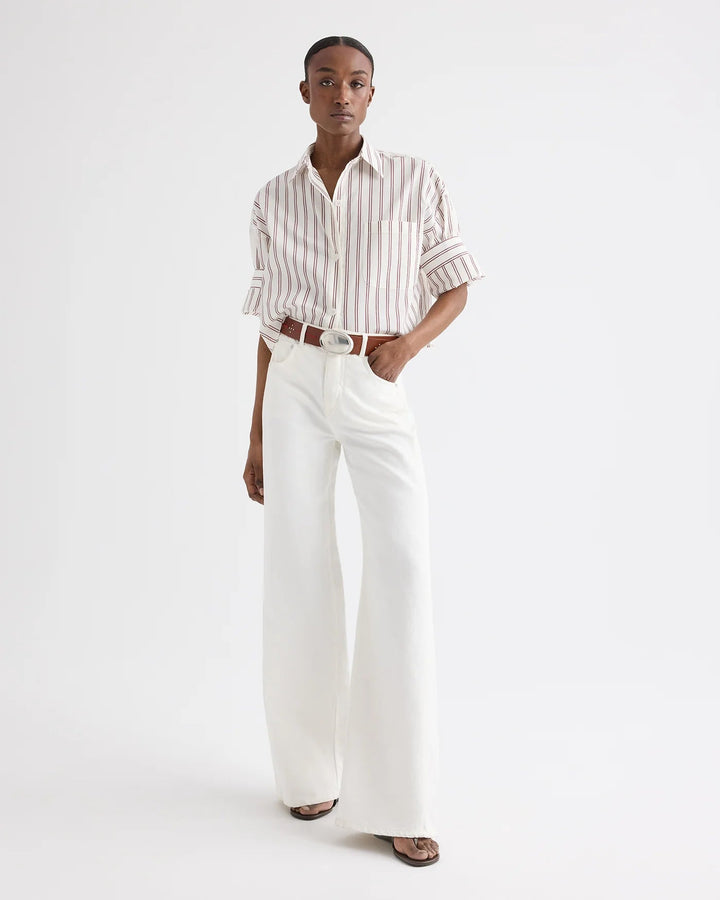 TWP - West 11th St Jean in White - Kalifornia Jean Bar