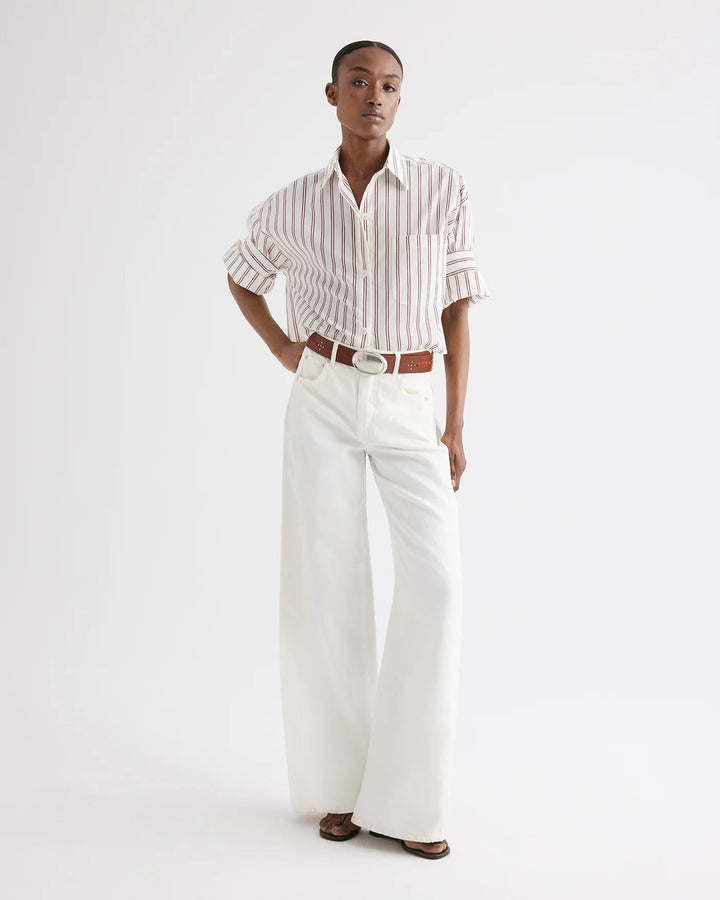 TWP - West 11th St Jean in White - Kalifornia Jean Bar