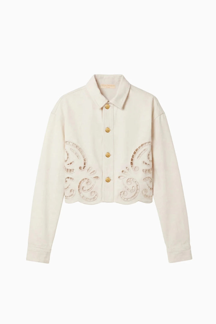 Ulla Johnson - Bobbi Eyelet Jacket Cowrie - Kalifornia Jean Bar