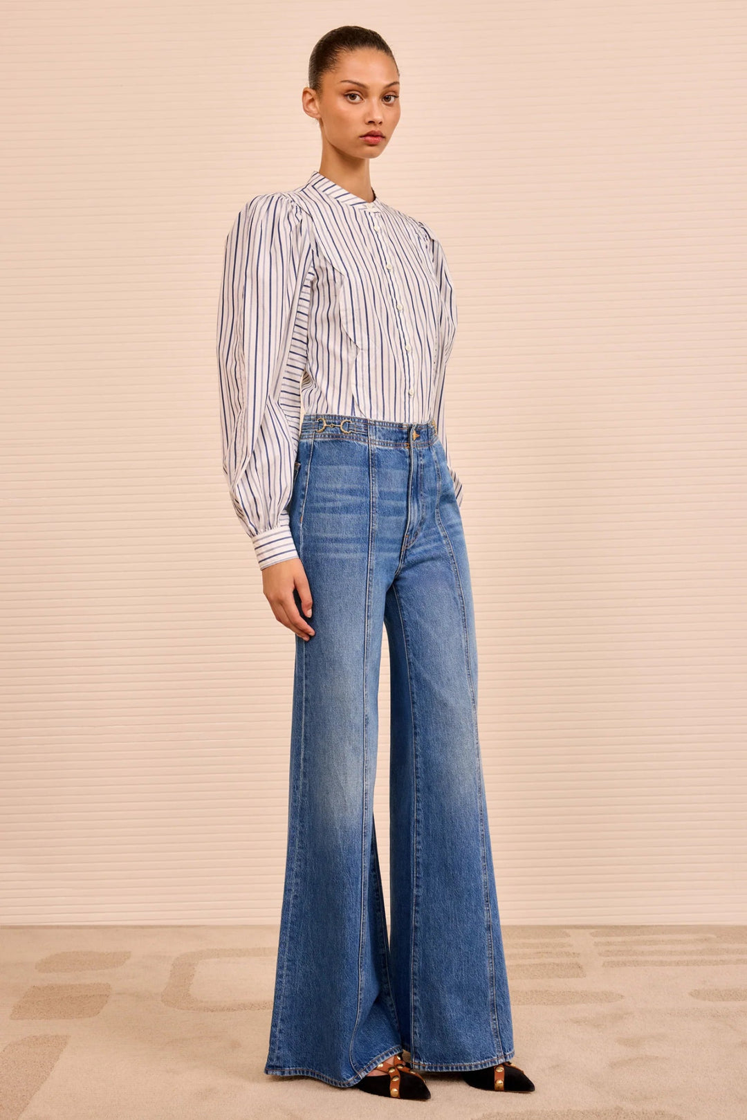 Ulla Johnson - Danube Delphine High Rise Jean - Kalifornia Jean Bar