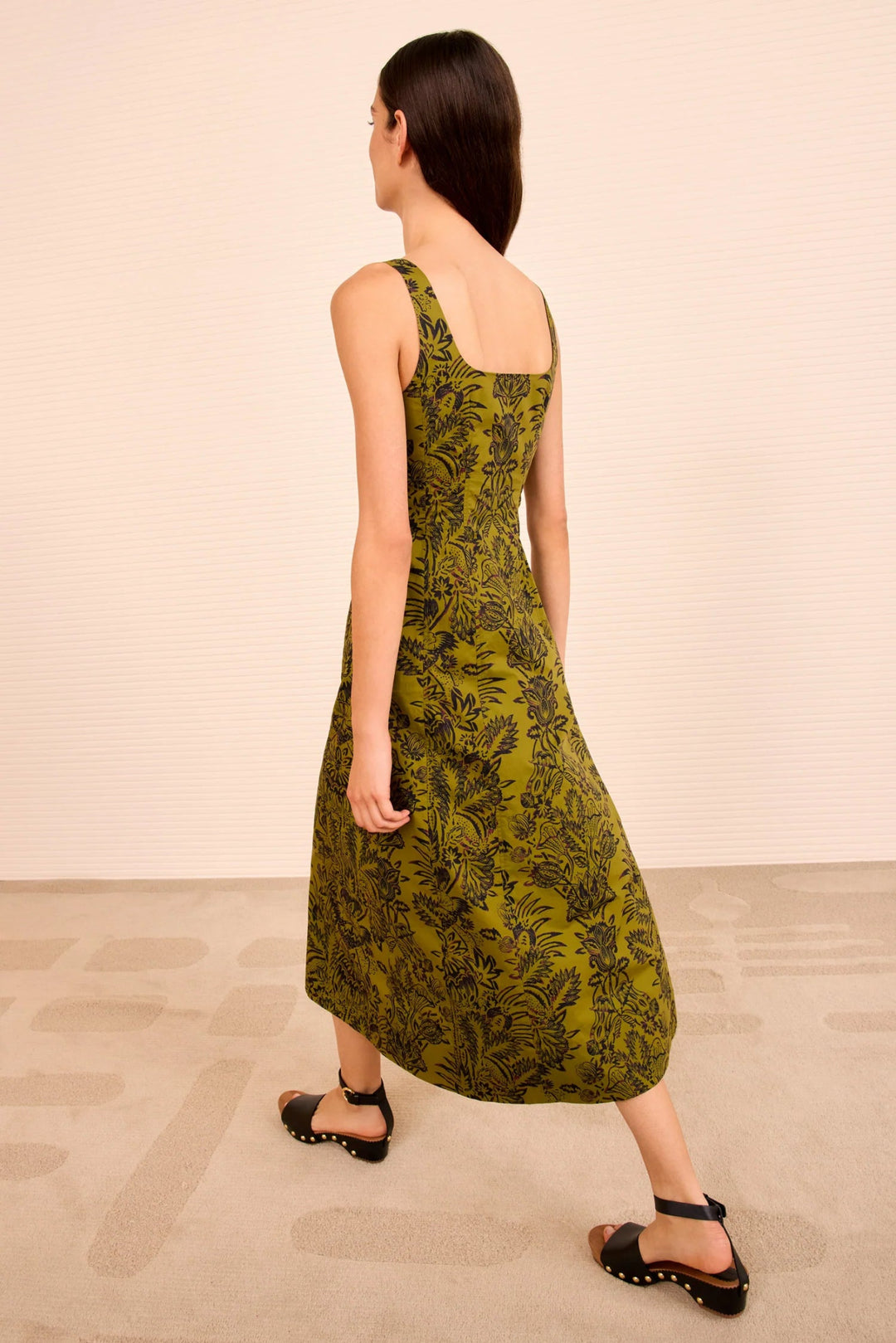 Ulla Johnson - Olive Flora Natali Tank Dress - Kalifornia Jean Bar