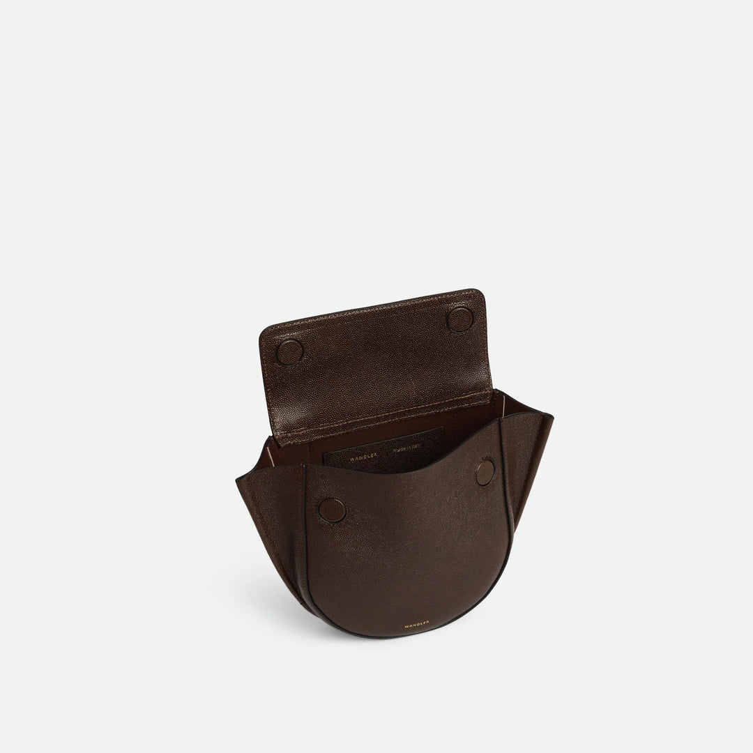 Wandler - Hortensia Mini Bag in Soil Caviar - Kalifornia Jean Bar