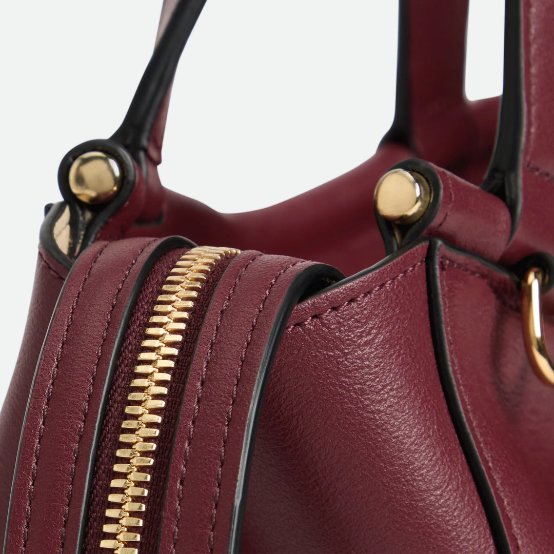 Wandler - Ida Bag in Bordeaux - Kalifornia Jean Bar
