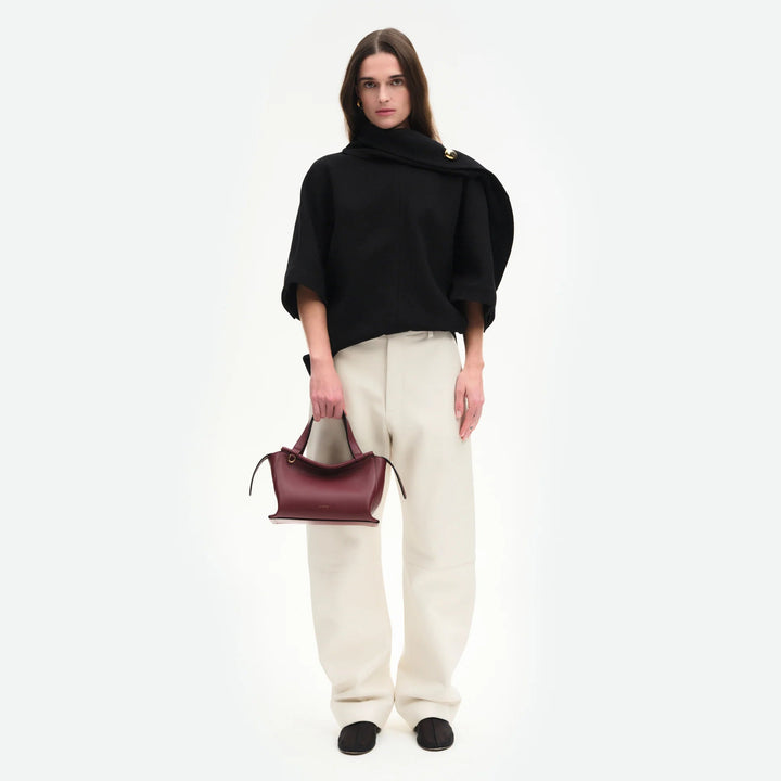 Wandler - Ida Bag in Bordeaux - Kalifornia Jean Bar