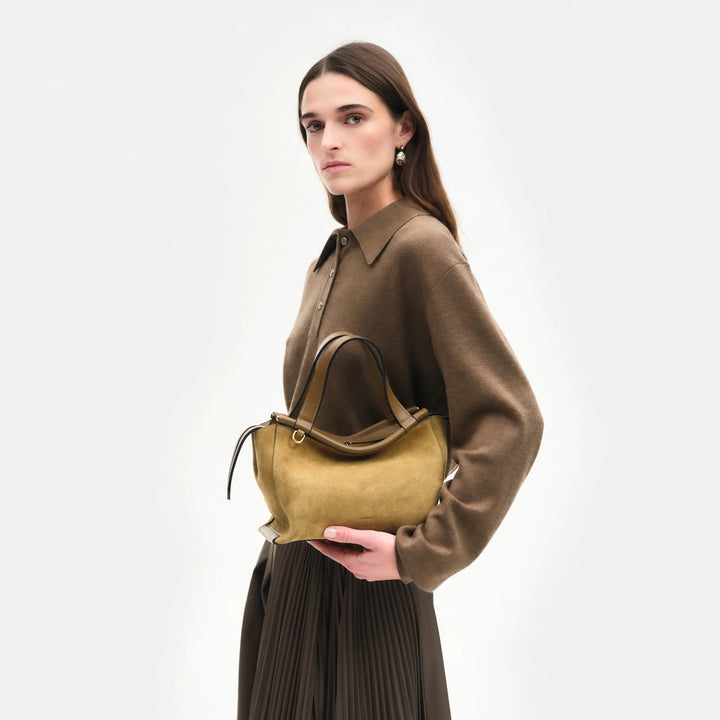 Wandler - Ida Bag Khaki Suede Cabana - Kalifornia Jean Bar
