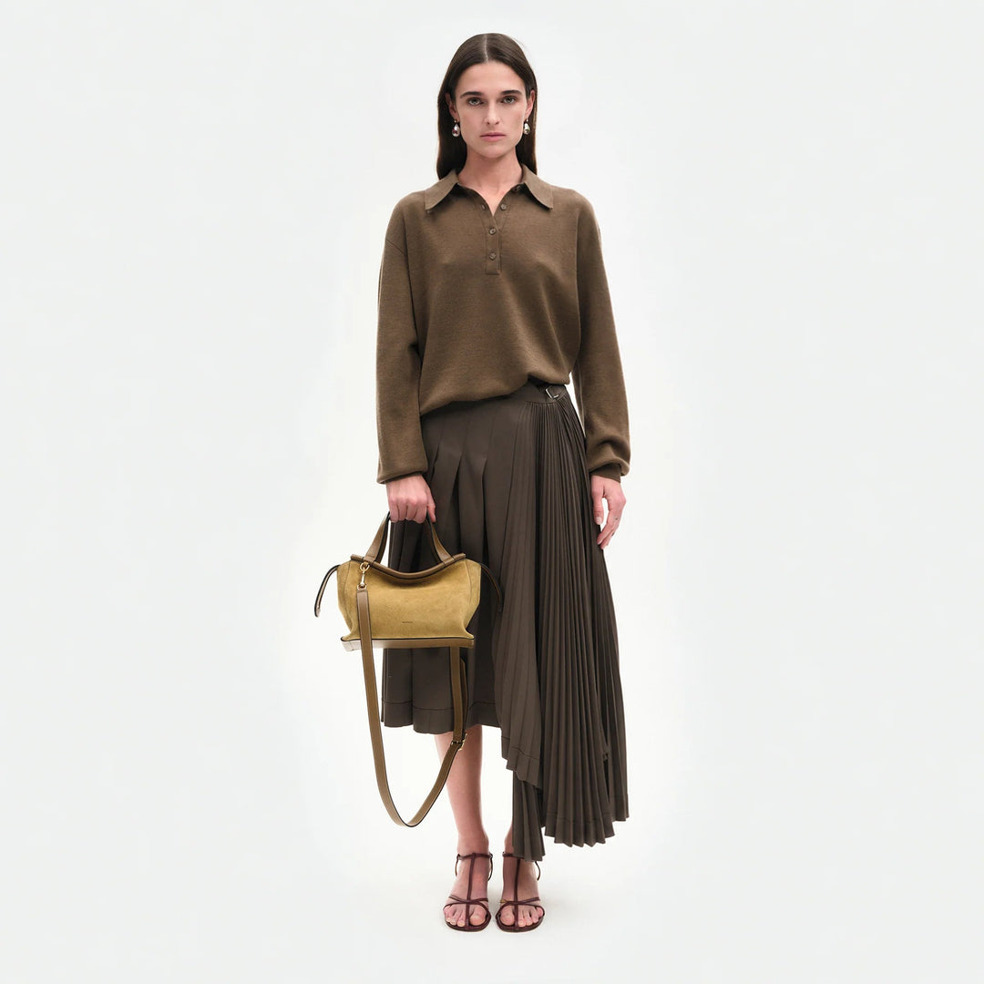 Wandler - Ida Bag Khaki Suede Cabana - Kalifornia Jean Bar