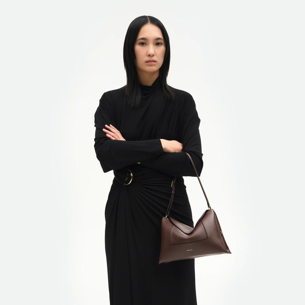 Wandler - Penelope Slouch Bag in Coffee Crust - Kalifornia Jean Bar