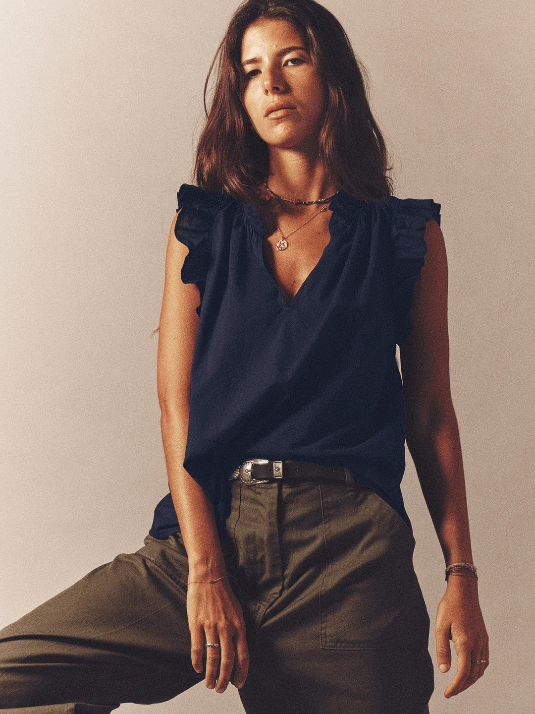 Xirena - Bex Top in Navy - Kalifornia Jean Bar