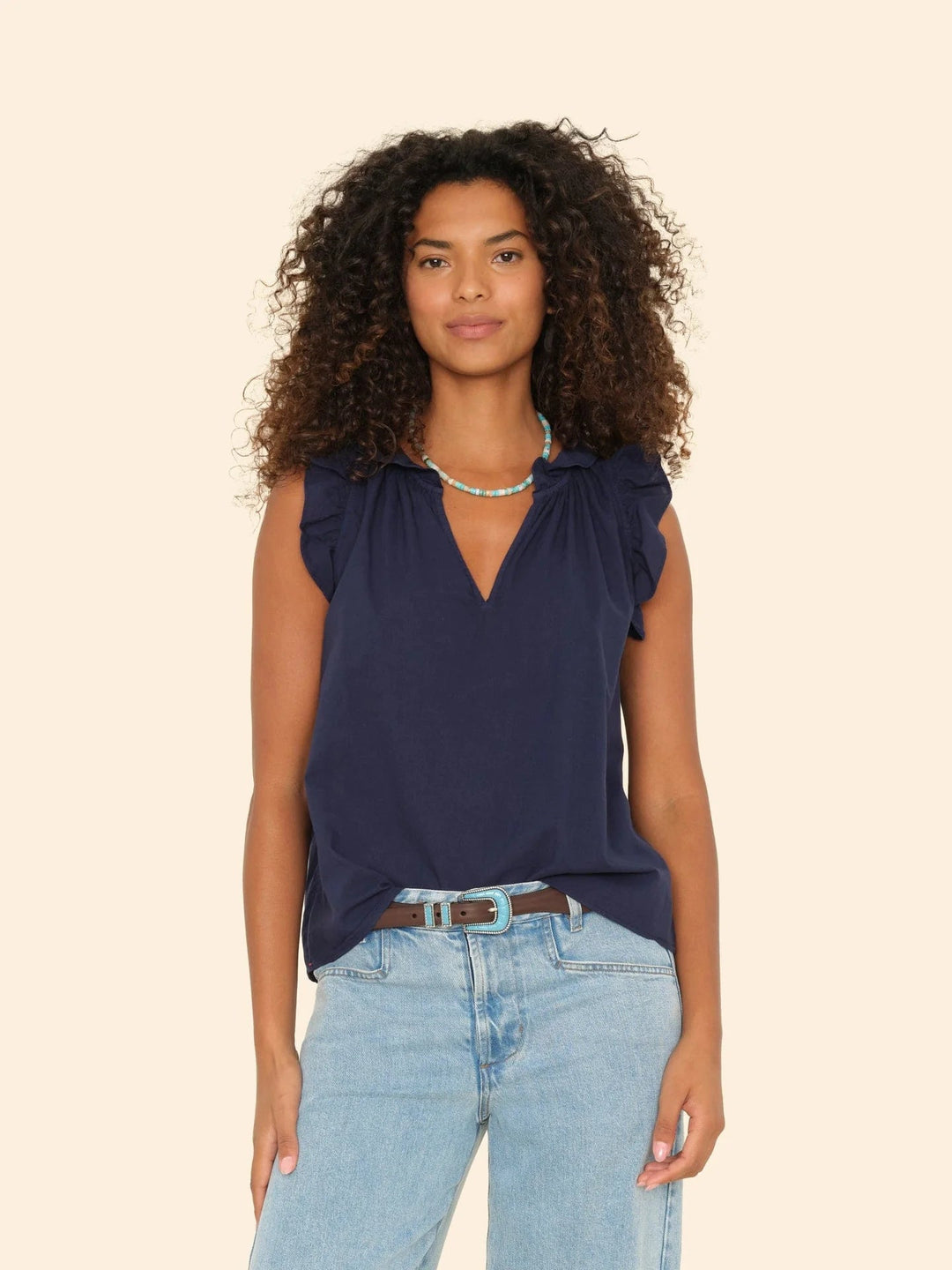 Xirena - Bex Top in Navy - Kalifornia Jean Bar