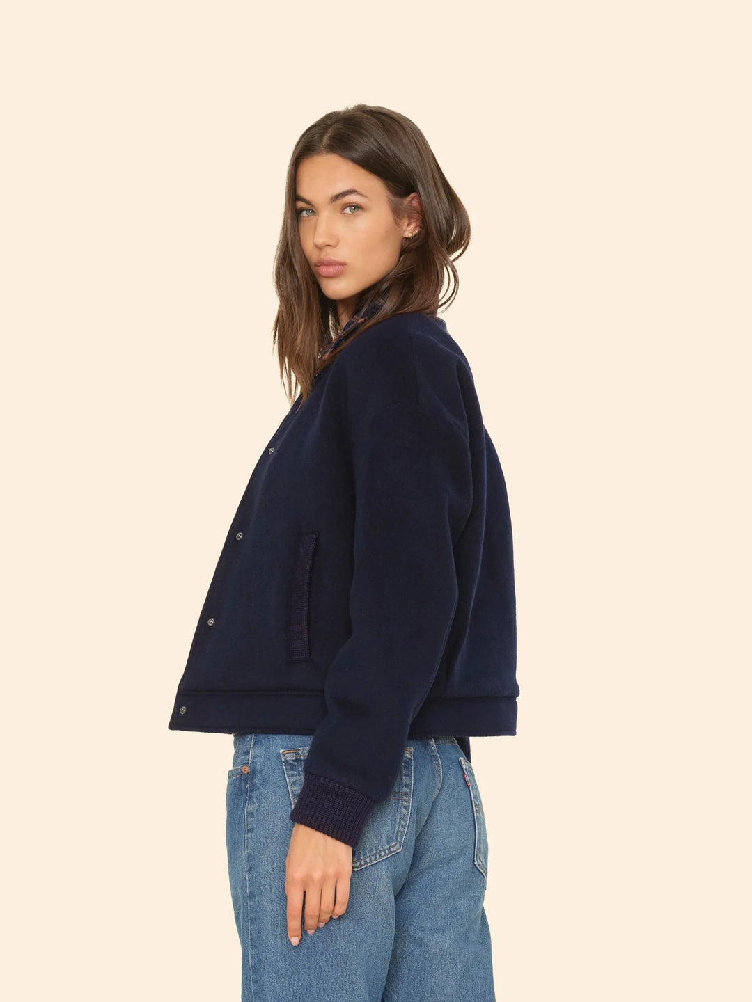 Xirena - Dark Navy Braidy Jacket - Kalifornia Jean Bar