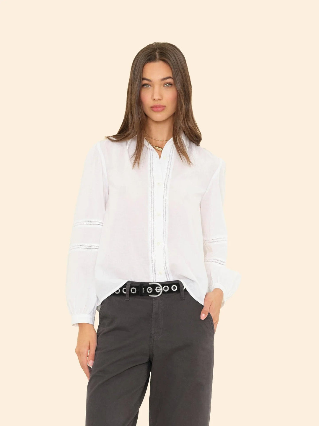Xirena - Renata Shirt in White - Kalifornia Jean Bar