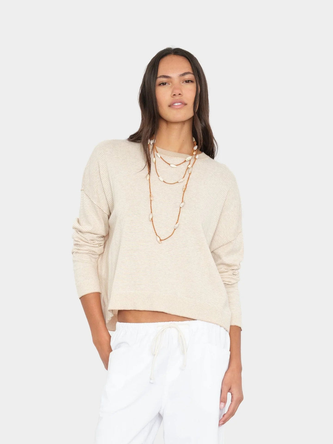 XIrena - Sand Stone Sparrow Sweater - Kalifornia Jean Bar